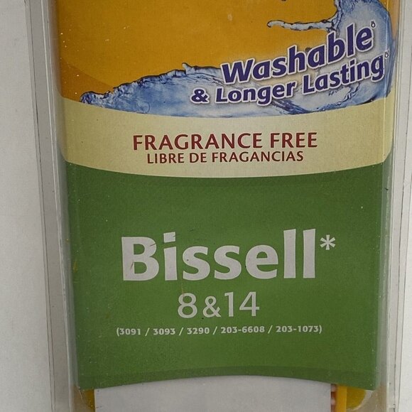 2 Bissell 8 & 14 by Arm and Hammer Odor Eliminating Vacuum Filter 62648F NEW - Picture 3 of 7